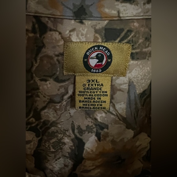 Duck Head men's shirt tropical design 3xl short sleeve. No defects - Picture 2 of 3